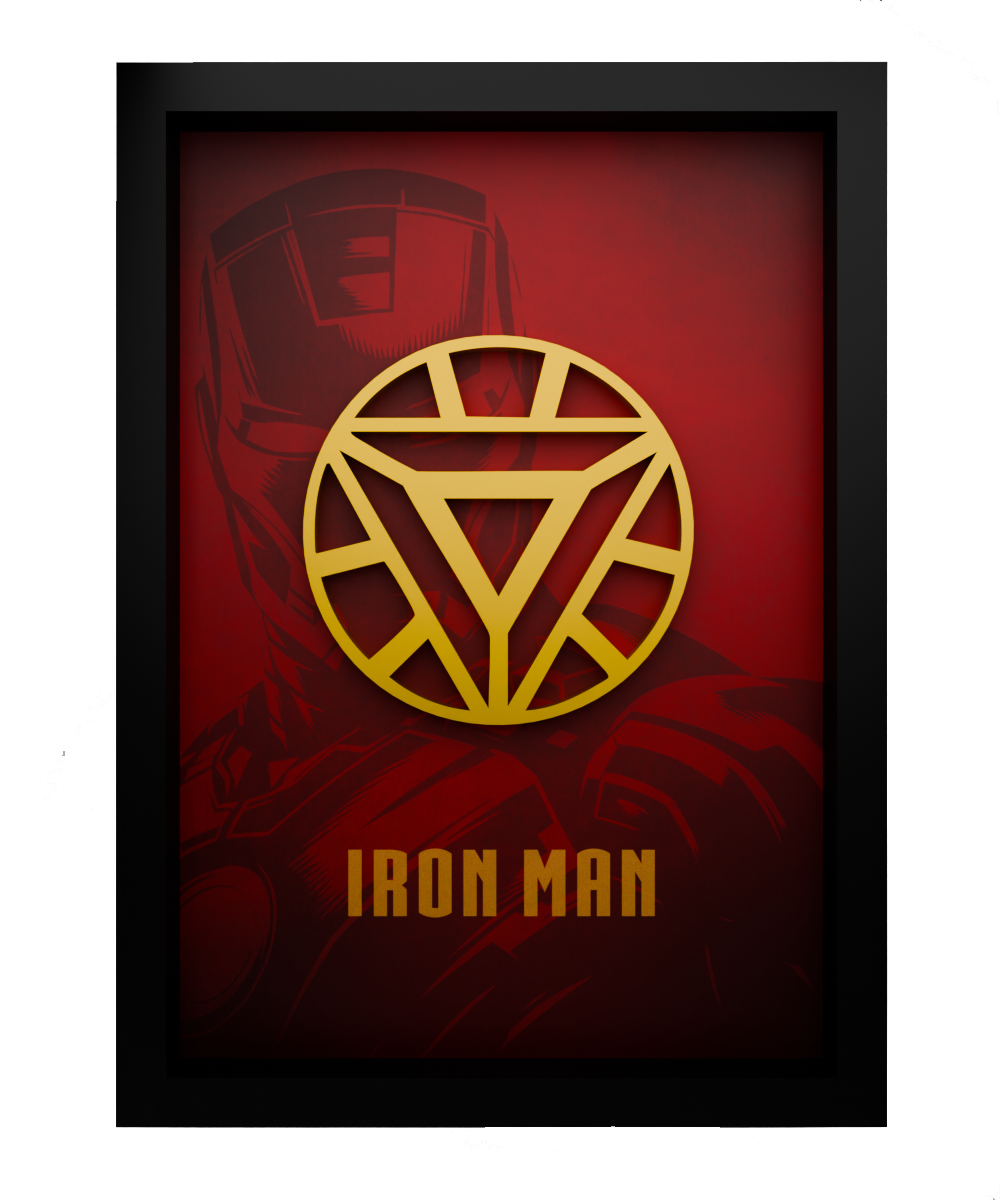 Quadro LAYERD. Homem de Ferro