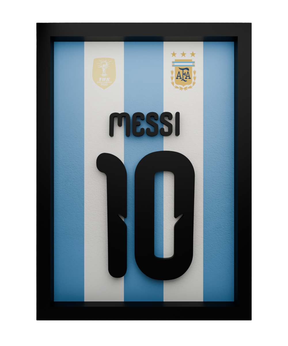 Quadro LAYERD. Messi